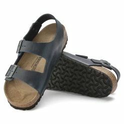 Promo π Birkenstock Milano Oiled Leather Insignia Blue β¨ 11 Promo π Birkenstock Milano Oiled Leather Insignia Blue β¨ -men-sandals Shop 1023924 sole