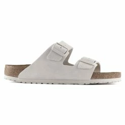 Cheap 🤩 Birkenstock Arizona Suede Leather Antique White Antique White 🛒 -men-sandals Shop 1024516 side
