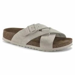Brand new π Birkenstock Lugano Suede Leather Antique White π