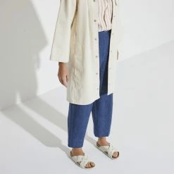 Brand new 🌟 Birkenstock Lugano Suede Leather Antique White 🎁 -men-sandals Shop 1024534 f look f