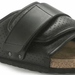 Outlet 🥰 Birkenstock Kyoto Padded Natural Leather Puff Pack Black 👍 -men-sandals Shop 1024623 detail 1