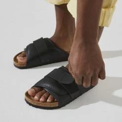 Outlet 🥰 Birkenstock Kyoto Padded Natural Leather Puff Pack Black 👍 -men-sandals Shop 1024623 detail 8