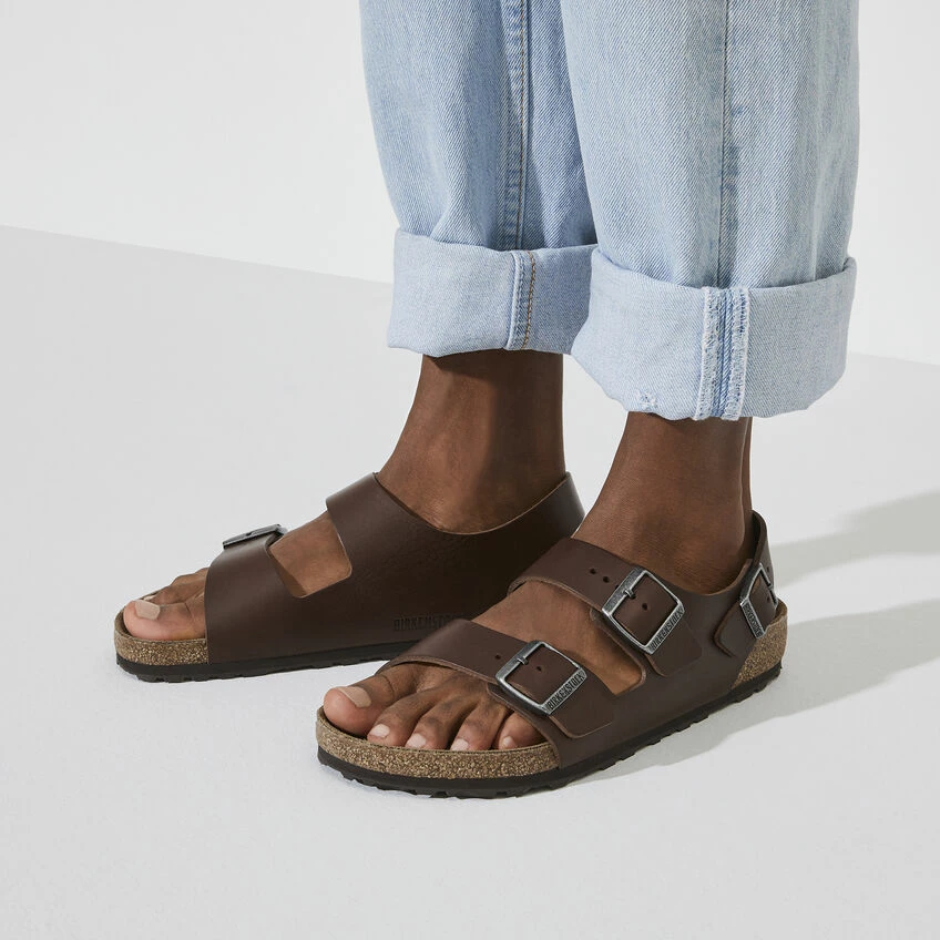 Best deal ❤️ Birkenstock Milano Natural Leather Vintage Wood Roast 🤩 4 Best deal ❤️ Birkenstock Milano Natural Leather Vintage Wood Roast 🤩 - Image 4