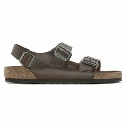 Best deal ❤️ Birkenstock Milano Natural Leather Vintage Wood Roast 🤩 16 Best deal ❤️ Birkenstock Milano Natural Leather Vintage Wood Roast 🤩 -men-sandals Shop 1024911 side