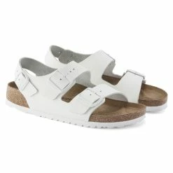 Best Sale π Birkenstock Milano Leather White π 16 Best Sale π Birkenstock Milano Leather White π -men-sandals Shop 1024988 pair