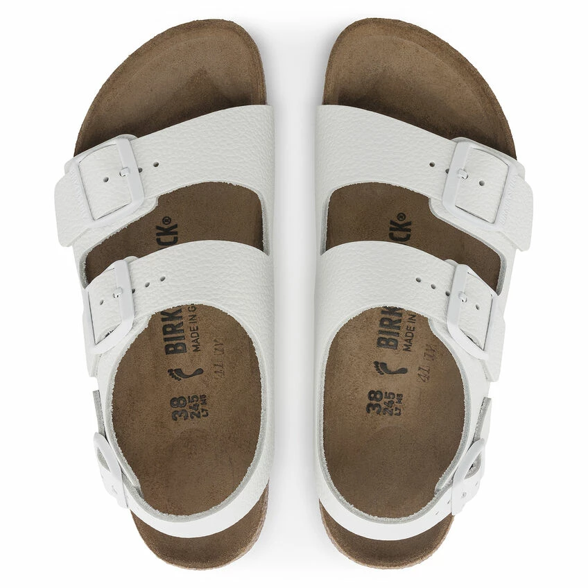 Best Sale π Birkenstock Milano Leather White π 6 Best Sale π Birkenstock Milano Leather White π - Image 6