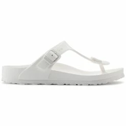 Flash Sale 👍 Birkenstock Gizeh Essentials White ✨ -men-sandals Shop 128221 side