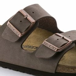 Budget 😀 Birkenstock Arizona Birko-Flor Nubuck Mocha 🔔 -men-sandals Shop 151183 detail 1