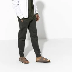 Budget 😀 Birkenstock Arizona Birko-Flor Nubuck Mocha 🔔 -men-sandals Shop 151183 f look m