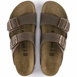 Budget 😀 Birkenstock Arizona Birko-Flor Nubuck Mocha 🔔 -men-sandals Shop 151183 top