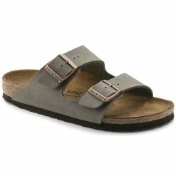 Hot Sale 🌟 Birkenstock Arizona Birko-Flor Nubuck Stone ❤️
