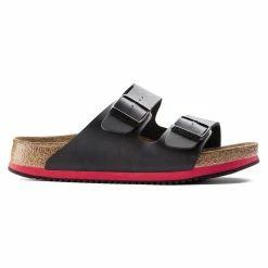 New 🌟 Birkenstock Arizona Super Grip Birko-Flor Black ⭐ -men-sandals Shop 230114 side