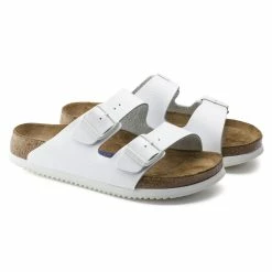 Cheap 🤩 Birkenstock Arizona Natural Leather White ⭐ -men-sandals Shop 230164 pair
