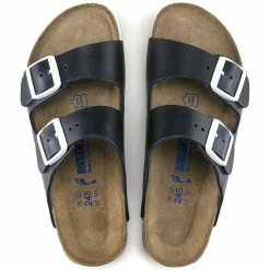 Top 10 💯 Birkenstock Arizona Natural Leather Blue 😀 -men-sandals Shop 230176 top