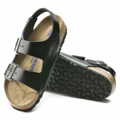 Flash Sale 𧨠Birkenstock Milano Real Leather Soft Footbed Amalfi Black π 13 Flash Sale 𧨠Birkenstock Milano Real Leather Soft Footbed Amalfi Black π -men-sandals Shop 234531 sole