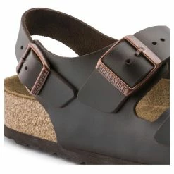 Cheap 😀 Birkenstock Milano Real Leather Soft Footbed Amalfi Testa Di Moro 💯 -men-sandals Shop 234541 detail 1