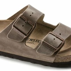 Outlet ❤️ Birkenstock Arizona Oiled Leather Tobacco Brown ❤️ -men-sandals Shop 352203 detail 1