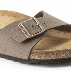 New 🔔 Birkenstock Madrid Birko-Flor Nubuck Mocha Mocha ❤️ -men-sandals Shop 40093 detail 1