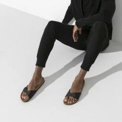 Hot Sale 😍 Birkenstock Madrid Birko-Flor Black 😉 -men-sandals Shop 40793 f look m