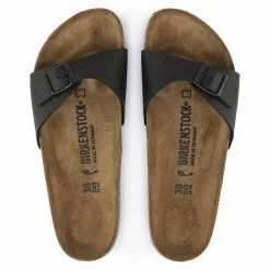 Hot Sale 😍 Birkenstock Madrid Birko-Flor Black 😉 -men-sandals Shop 40793 top