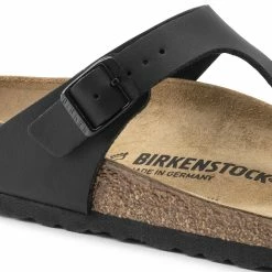 Best Pirce 🔔 Birkenstock Gizeh Birko-Flor Black ❤️ -men-sandals Shop 43693 detail 1