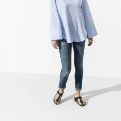 Best Pirce 🔔 Birkenstock Gizeh Birko-Flor Black ❤️ -men-sandals Shop 43693 detail 5