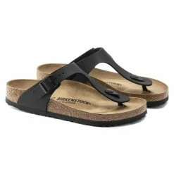 Best Pirce 🔔 Birkenstock Gizeh Birko-Flor Black ❤️ -men-sandals Shop 43693 pair