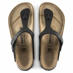 Best Pirce 🔔 Birkenstock Gizeh Birko-Flor Black ❤️ -men-sandals Shop 43693 top