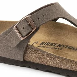 Best Sale 👏 Birkenstock Gizeh Birko-Flor Nubuck Mocha 🥰 -men-sandals Shop 43753 detail 1