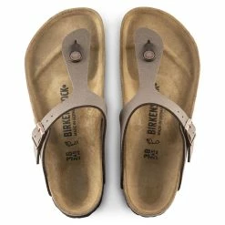 Best Sale 👏 Birkenstock Gizeh Birko-Flor Nubuck Mocha 🥰 -men-sandals Shop 43753 top