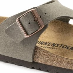 Brand new 🎁 Birkenstock Ramses Birko-Flor Nubuck Stone 🔔 -men-sandals Shop 44051 detail 1