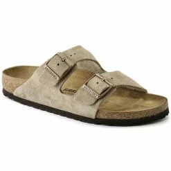 Hot Sale 🤩 Birkenstock Arizona Suede Leather Taupe 🛒