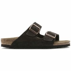 Hot Sale 🎉 Birkenstock Arizona Suede Leather Mocha 🧨 -men-sandals Shop 51903 side
