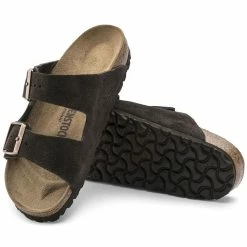 Hot Sale 🎉 Birkenstock Arizona Suede Leather Mocha 🧨 -men-sandals Shop 51903 sole