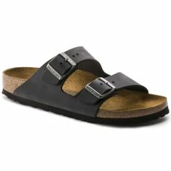 Top 10 β€οΈ Birkenstock Arizona Oiled Leather Black π₯
