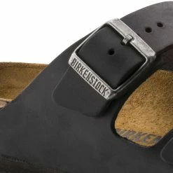 Top 10 ❤️ Birkenstock Arizona Oiled Leather Black 🔥 -men-sandals Shop 552113 detail 1