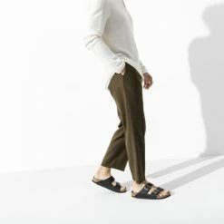 Top 10 ❤️ Birkenstock Arizona Oiled Leather Black 🔥 -men-sandals Shop 552113 detail 5