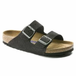 Cheap 🎁 Birkenstock Arizona Suede Leather Velvet Gray ⭐