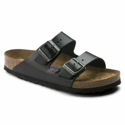 men-sandals Shop 16 Cheapest π₯° Birkenstock Arizona Smooth Leather Amalfi Black βοΈ