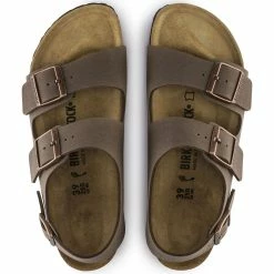 Flash Sale 🔔 Birkenstock Milano Birko-Flor Nubuck Mocha 💯 -men-sandals Shop 634503 top