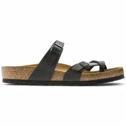 Buy 😍 Birkenstock Mayari Birko-Flor Black 🤩 -men-sandals Shop 71791 side