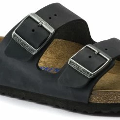 Cheap 💯 Birkenstock Arizona Oiled Leather Black 😍 -men-sandals Shop 752481 detail 1