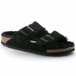Best deal ⌛ Birkenstock Arizona Suede Leather Black 👏