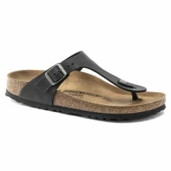 Wholesale ✨ Birkenstock Gizeh Oiled Leather Black ⭐