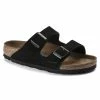 Deals 😉 Birkenstock Arizona Suede Leather Black 🧨