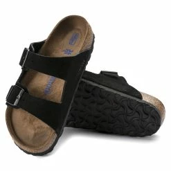 Deals 😉 Birkenstock Arizona Suede Leather Black 🧨 -men-sandals Shop 951321 sole