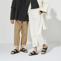 Deals 😉 Birkenstock Arizona Suede Leather Black 🧨 -men-sandals Shop 951323 detail 7